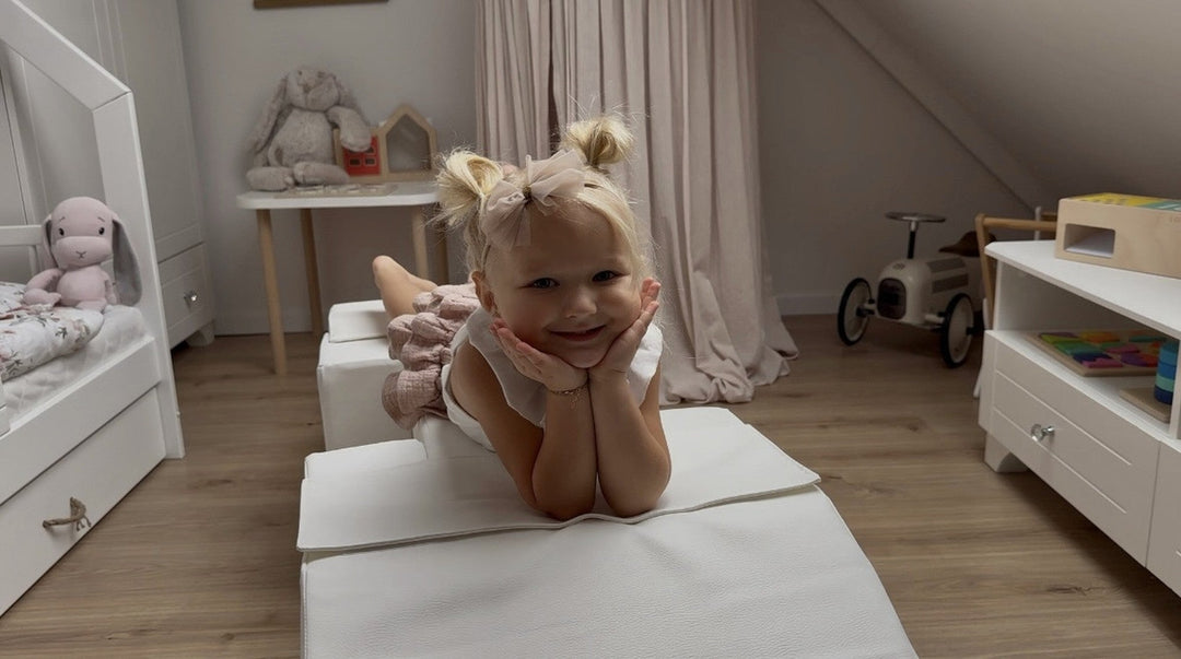 Softplay-Set 5 Blöcke Fußgängerbrücke mit Rutsche