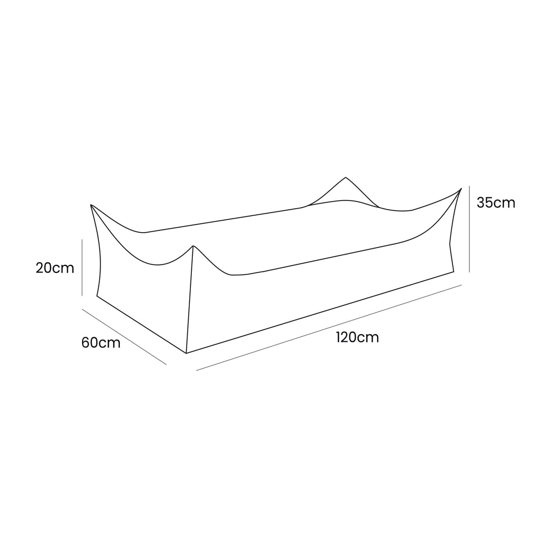 Aesthetic Pouf Rectangular