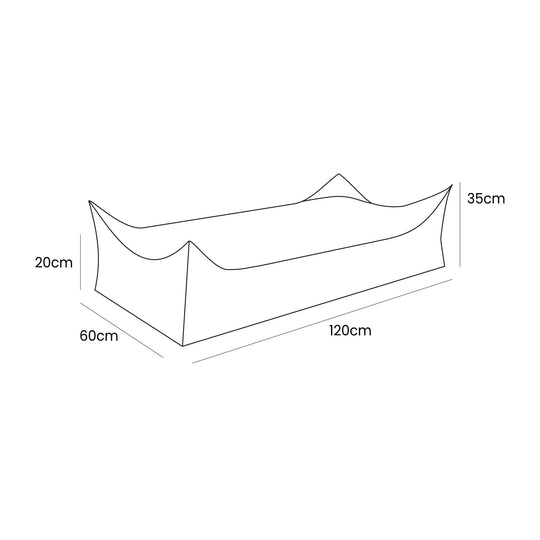 Aesthetic Pouf Rectangular