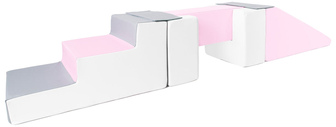 Softplay-Set 5 Blöcke Fußgängerbrücke mit Rutsche