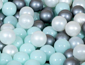 Bällebad „Wal“ aus Boucle für Kinder – Himbeer-Glasurrosa