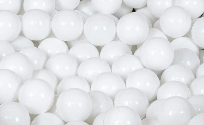 Ästhetisches Bällebad aus Schaumstoff mit Blumenmuster in Khaki