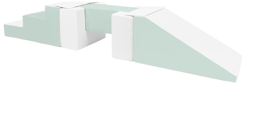 Softplay-Set 5 Blöcke Fußgängerbrücke mit Rutsche