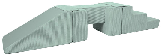 Softplay-Set 5 Blöcke Fußgängerbrücke mit Rutsche