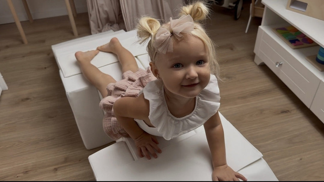 Softplay-Set 5 Blöcke Fußgängerbrücke mit Rutsche