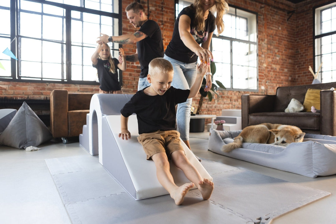 Soft Play Step & Slide Bridge & Balance Set