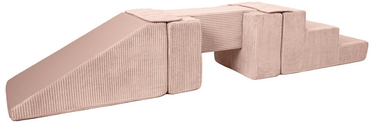 Softplay-Set 5 Blöcke Fußgängerbrücke mit Rutsche