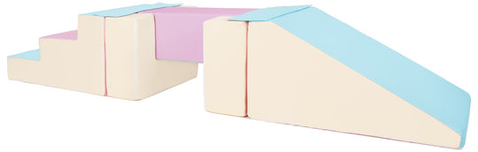 Softplay-Set 5 Blöcke Fußgängerbrücke mit Rutsche