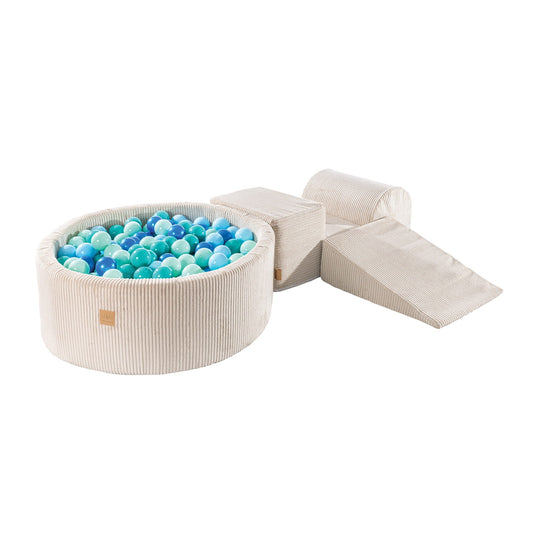 Soft Ecru Stylish Playset with XXL Ball Pit
