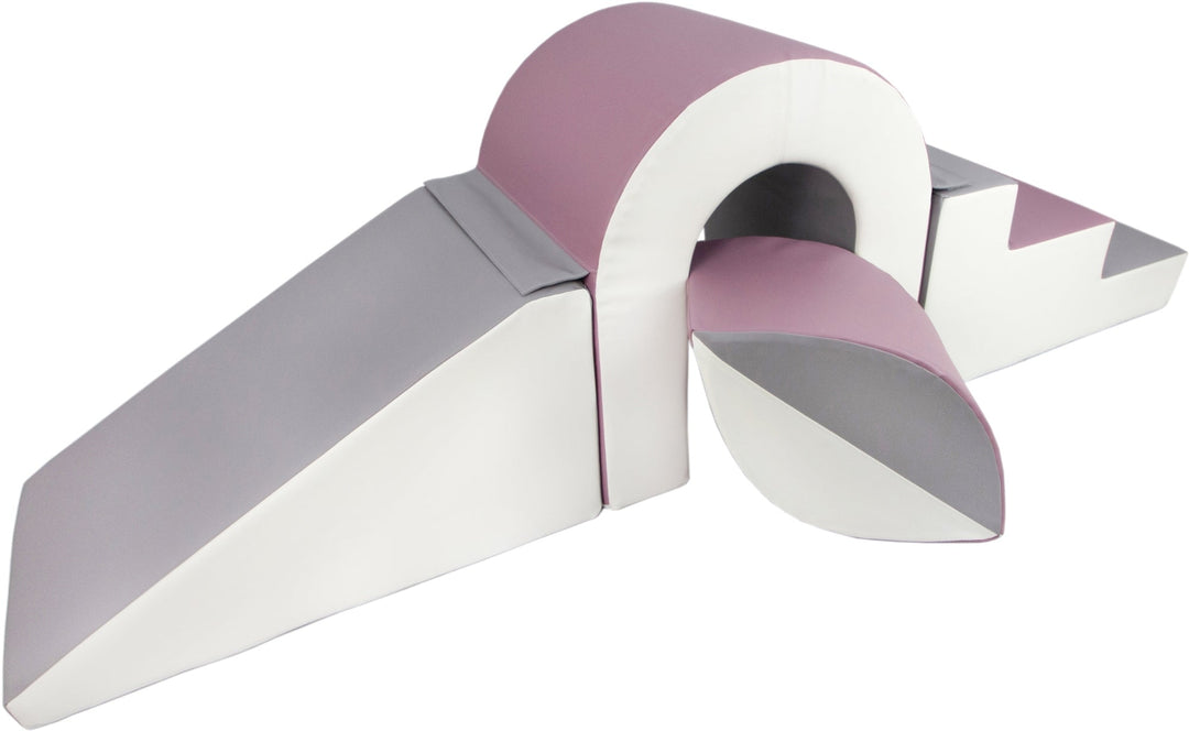 Soft Play Step & Slide Bridge & Balance Set