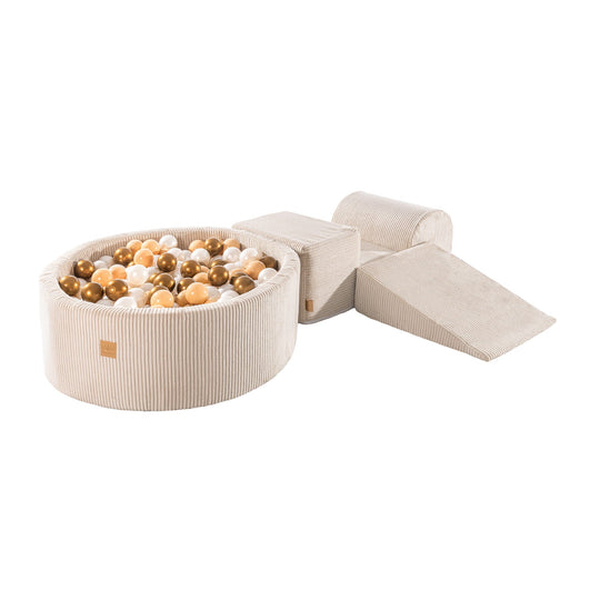 Soft Ecru Stylish Playset with XXL Ball Pit