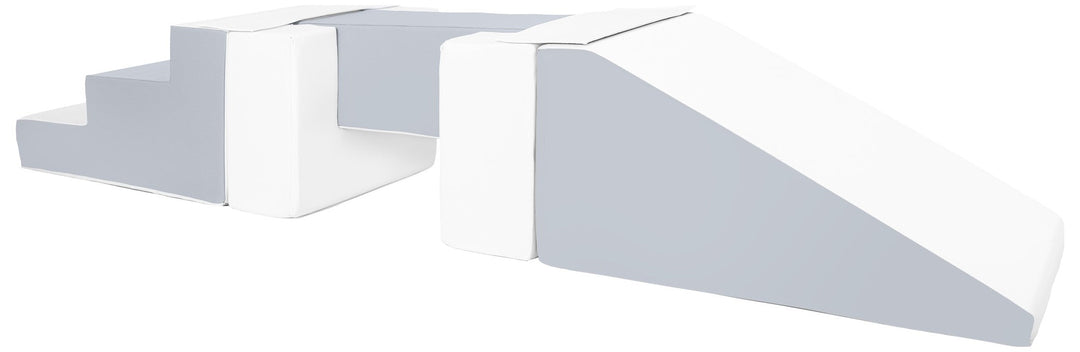 Softplay-Set 5 Blöcke Fußgängerbrücke mit Rutsche