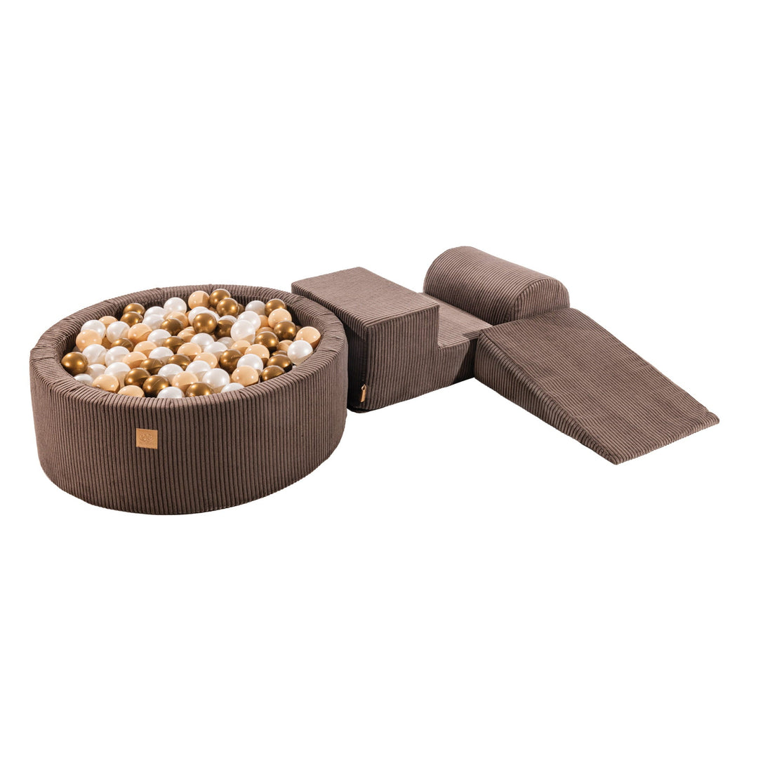 Soft Brown Stylish Playset with XXL Ball Pit