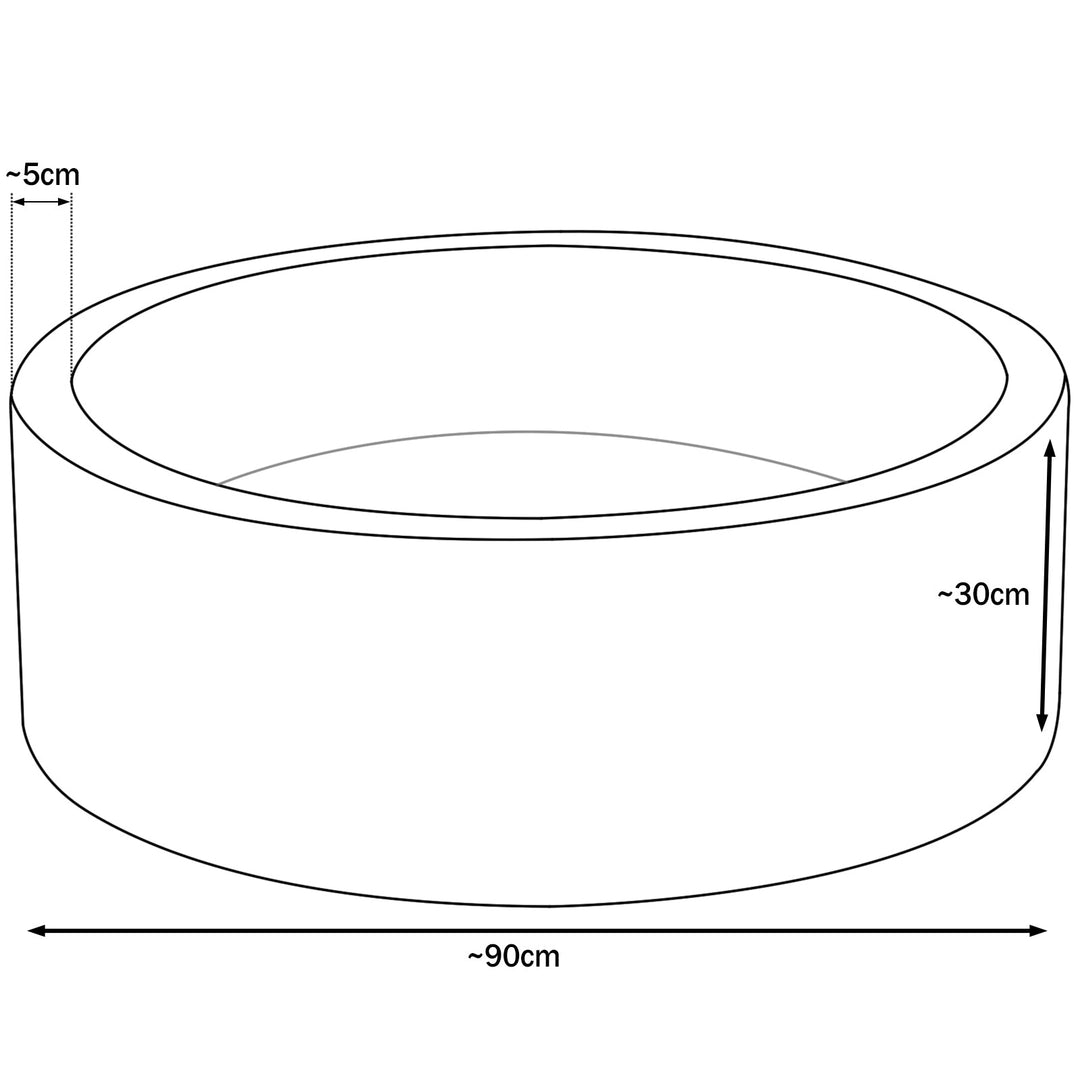 Ästhetisches Ecru-Bällebad Grau