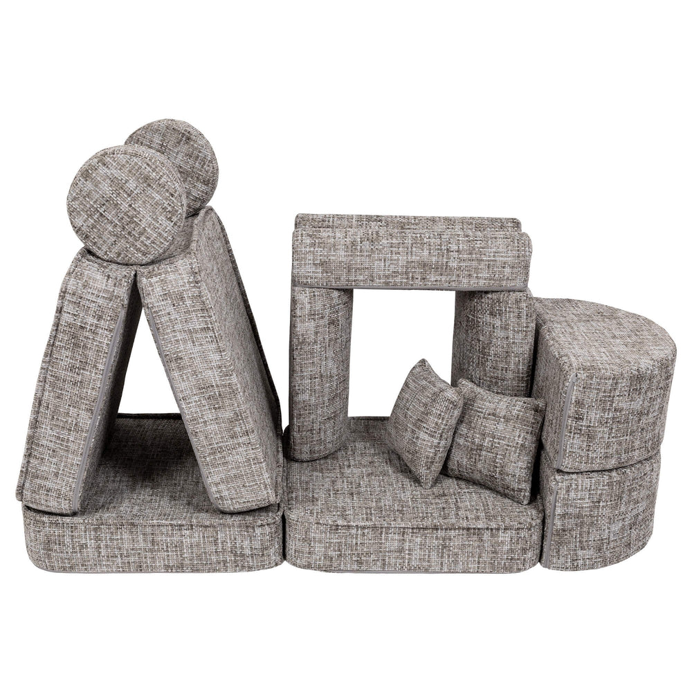 Medium Modular Sofa for Kids - Tangle Moon Grey Plus