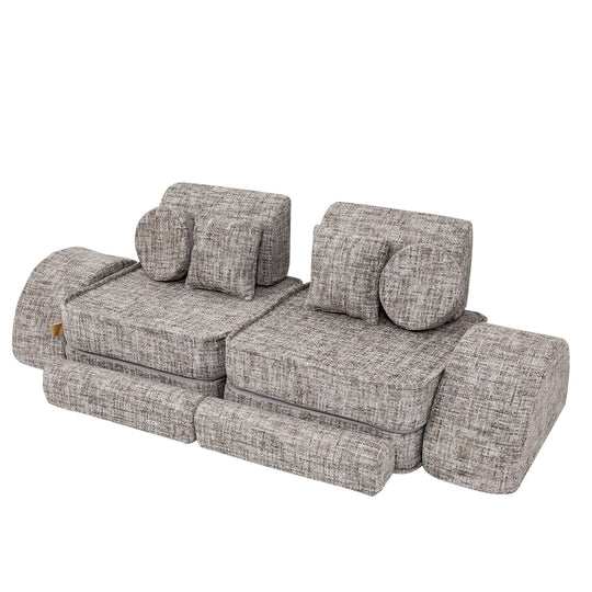 Medium Modular Sofa for Kids - Tangle Moon Grey Plus