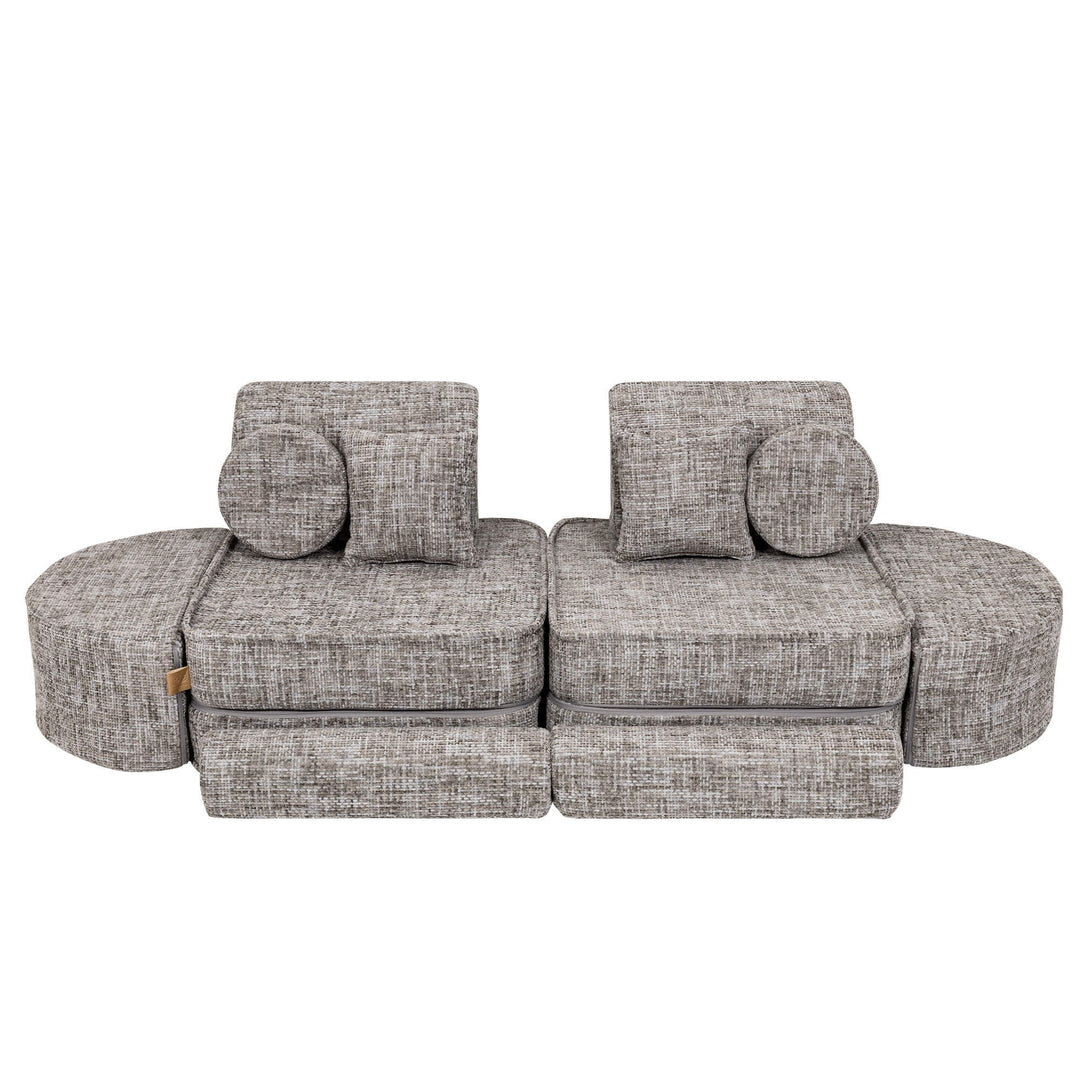 Medium Modular Sofa for Kids - Tangle Moon Grey Plus