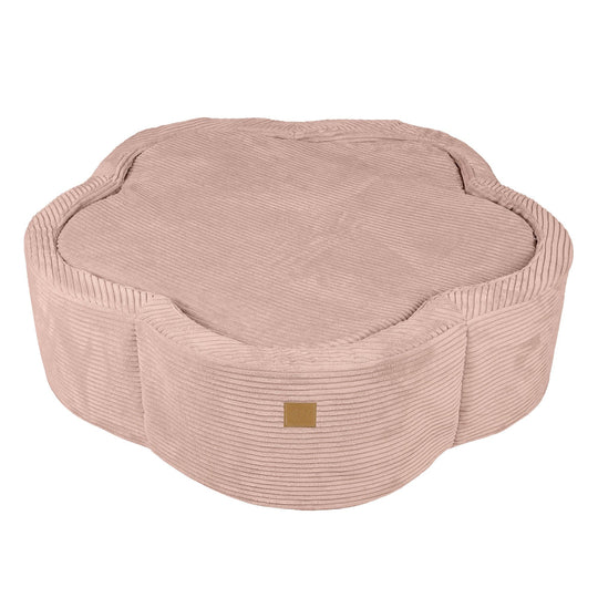 Bällebad aus Schaumstoff mit ästhetischem rosa Blumenmuster