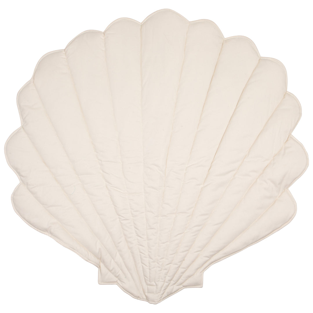 Organic Cotton and Linen Shell Playmat - Sand