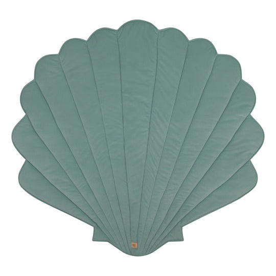 Organic Cotton and Velvet Shell Playmat - Mint