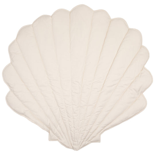 Organic Cotton and Velvet Shell Playmat - Powder Pink