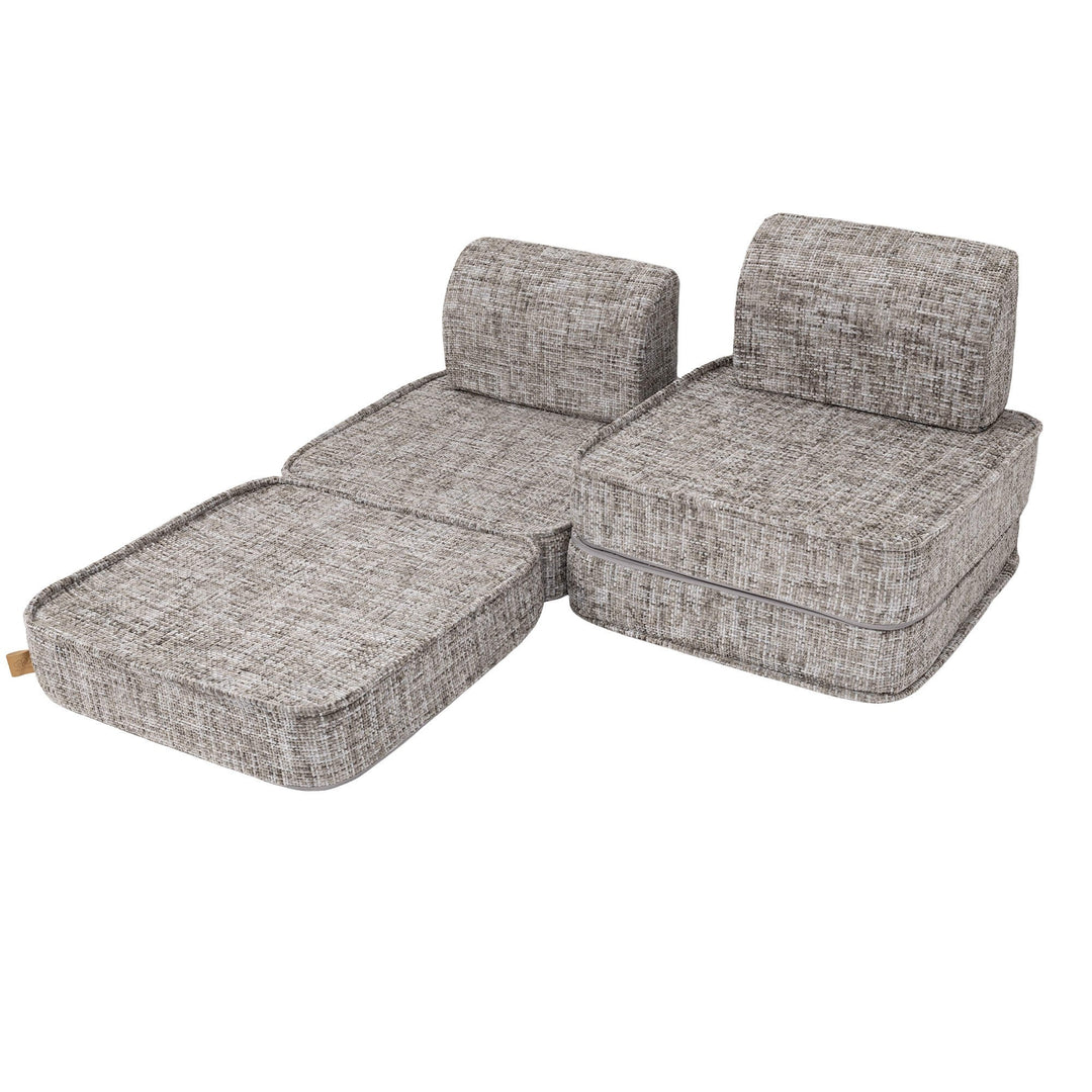 Small Modular Sofa for Kids - Tangle Moon Grey
